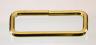 Belt keeper brass plated